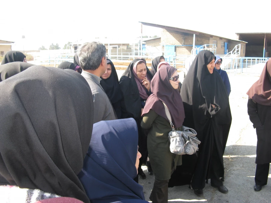 بازدید دانشجویان رشته حرفه وفن