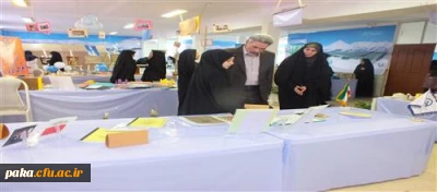 بازدید دکتر  شریفی از نمایشگاه «تربیتِ معلم ،پیوند دانش و مهارت» پردیس امیرکبیر