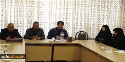 جلسه توجیهی توسط  خانم دکتر عطایی سرپرست محترم پردیس  و آقای دانشور معاون پرورشی اداره کل آموزش و پرورش استان البرز برای  دانشجو معلمان  رشته کارشناسی راهنمایی و مشاوره