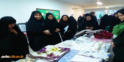 مشارکت دانشجو معلمان پردیس در برگزاری نمایشگاه دستاورد کانونها (10-12-94)