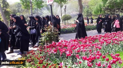 بازدید انجمن علمی دانشجومعلمان رشته زیست شناسی از باغ گلهای لاله