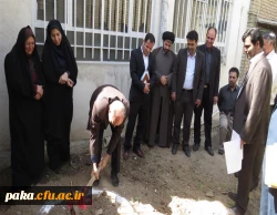 کلنگ احداث مرکز مشاوره  به زمین زده شد. 7