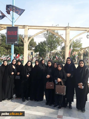 حضور دانشجومعلمان  پردیس امیرکبیرالبرز  
در روز اربعین / امام زاده طاهر کرج