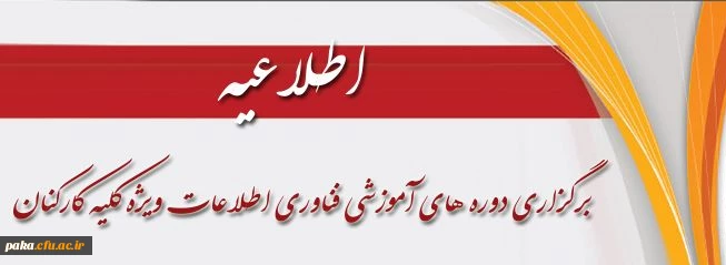 برگزاری دوره اموزشی فناوری اطلاعات برای کارکنان دولت 7