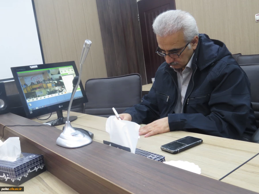 شرکت اساتید مشاوره در جلسه ویدئو کنفرانس با محور آموزش ارتقاء کیفیت زندگی 4