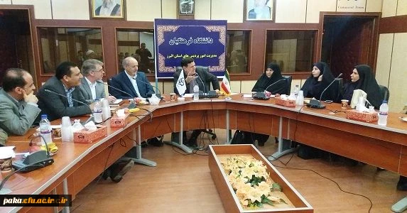 حضور صمیمی دکتر خنیفر سرپرست محترم دانشگاه فرهنگیان در پردیس حکیم فردوسی البرز 4