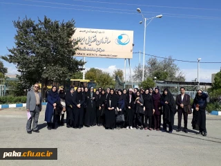 بازدید دانشجو معلمان از سازمان فضایی ماهدشت