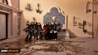 بازدید دانشجو معلمان ازجاذبه های گردشگری ایران