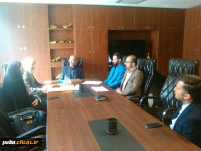 برگزاری جلسه با خیر نیک اندیش حاج رضا ایزدبین مدیر گروه سرمایه گذاری مبینا