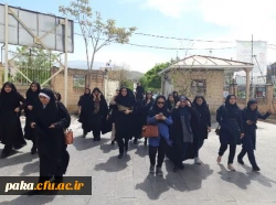 بازدید دانشجویان از ابنیه های تاریخی شهر کرج 2