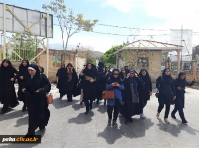 بازدید دانشجویان از ابنیه های تاریخی شهر کرج