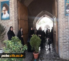 بازدید دانشجویان از ابنیه های تاریخی شهر کرج 3