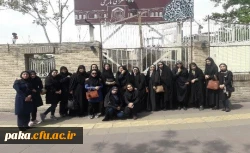 بازدید دانشجویان از ابنیه های تاریخی شهر کرج 5