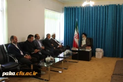 دیدار مسئولین دانشگاه با امام جمعه محترم شهرستان کرج 3