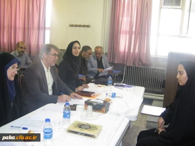 بازدید معاون پژوهشی و رییس ادره برنامه ریزی و نیروی انسانی  ادره کل آموزش و پرورش استان البرز از مراحل مصاحبه داوطلبان ورود به دانشگاه فرهنگیان