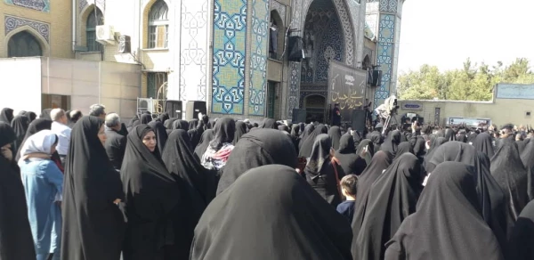 حضور مسئولین و دانشجو معلمان پردیس در مراسم اربعین حسینی 2