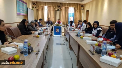 حضور کارشناس مسئول امور فرهنگی در جلسه هماهنگی هلال احمر استان البرز