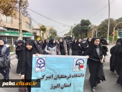 حرکت دسته عزاداری دانشگاهیان البرز 3