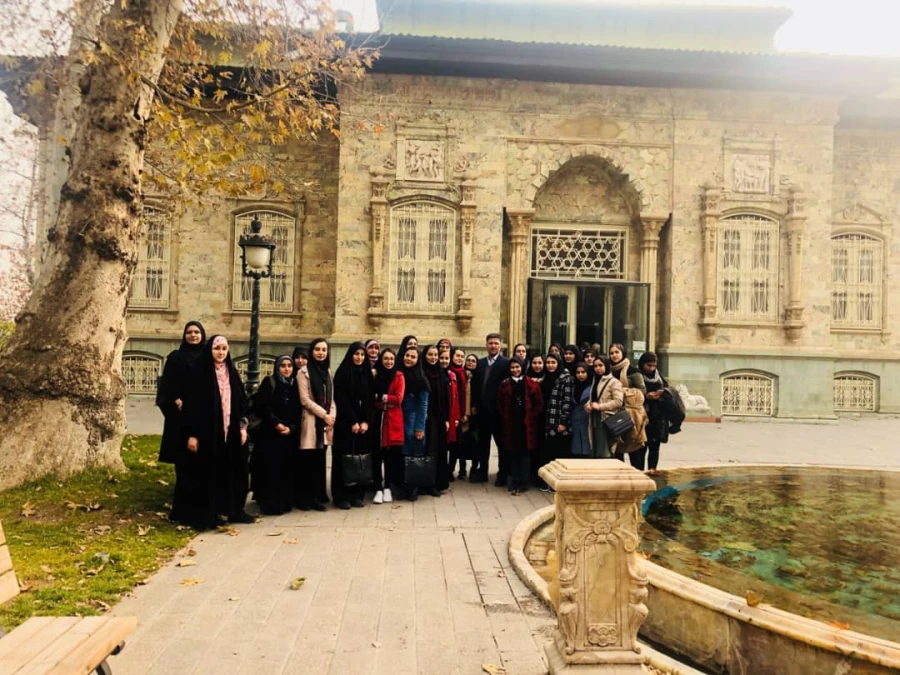 بازدید از جماران و کاخ سعد اباد 4