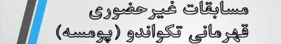 مسابقه غیرحضوری قهرمانی تکواندو