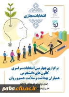 برگزاری چهارمین انتخابات سراسری کانون های دانشجویی 2