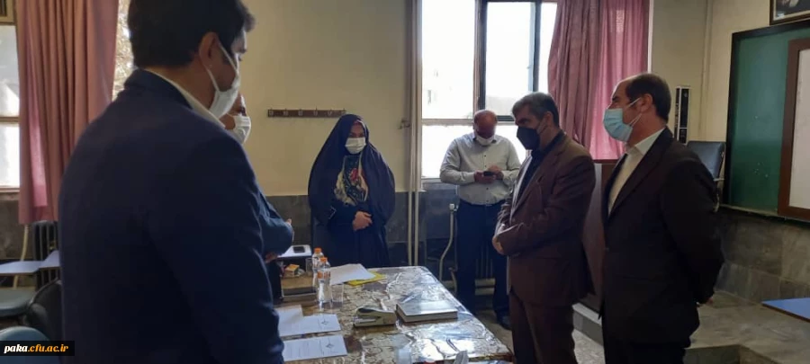 بازدید مدیرکل آموزش و پرورش استان البرز از روند مصاحبه پذیرفته شدگان دانشگاه فرهنگیان پردیس امیرکبیر 5