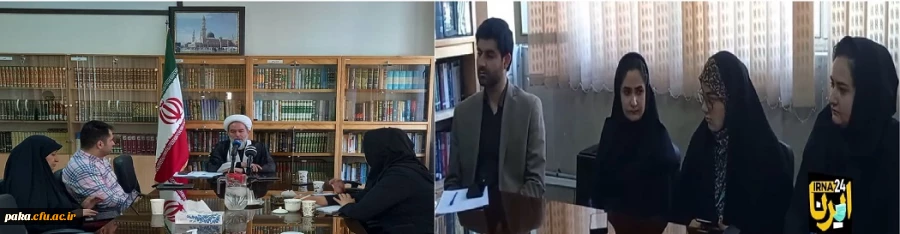 نشست خبری ریاست محترم نهاد نمایندگی مقام معظم رهبری دانشگاه های استان البرز  2